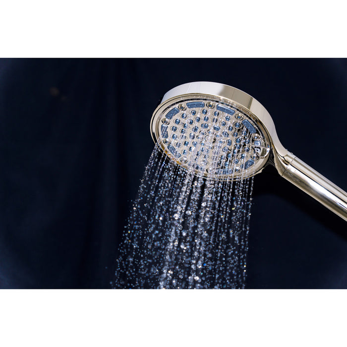 Kingston Regal KXH635A6 6-Function Hand Shower with Power Wash, Polished Nickel