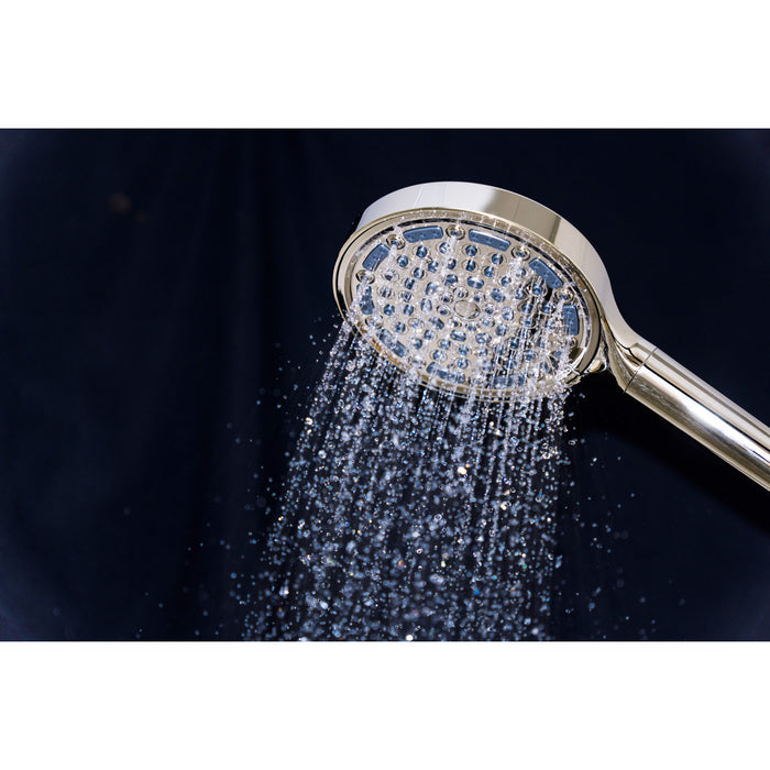 Kingston Regal KXH635A6 6-Function Hand Shower with Power Wash, Polished Nickel