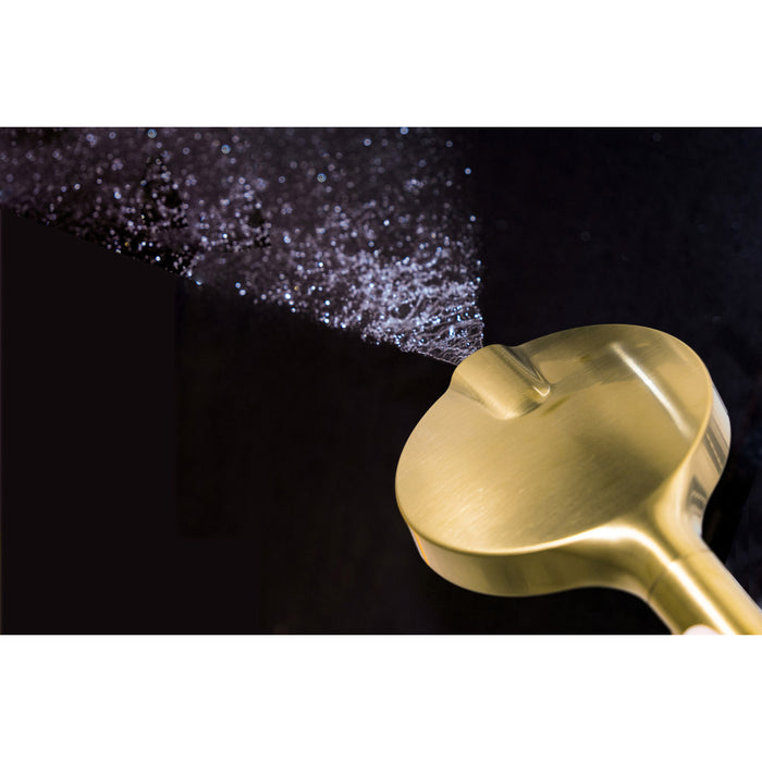 Kingston Regal KXH635A7 6-Function Hand Shower with Power Wash, Brushed Brass