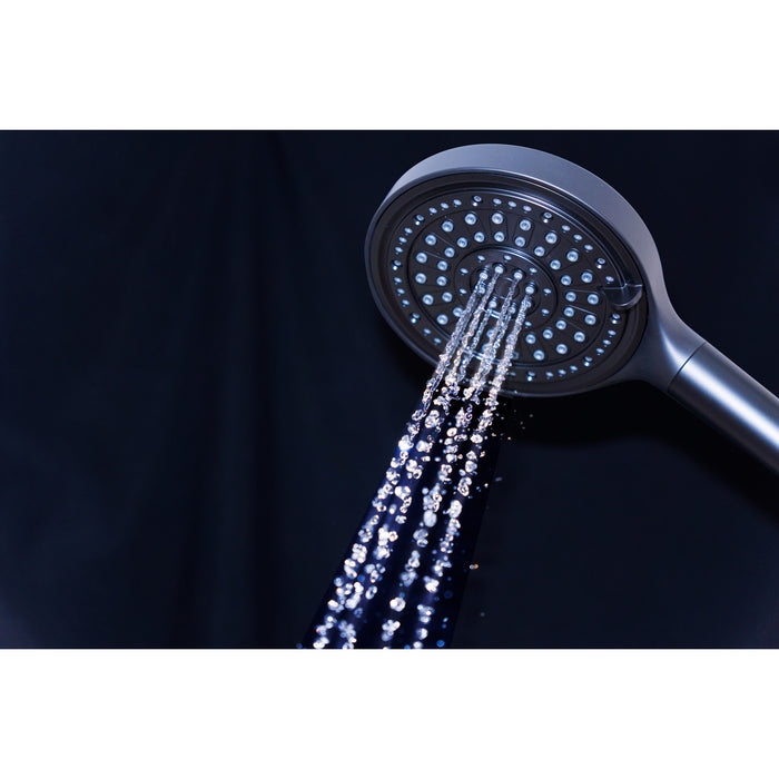 Kingston Regal KXH636A0 6-Function Hand Shower with Power Wash, Matte Black
