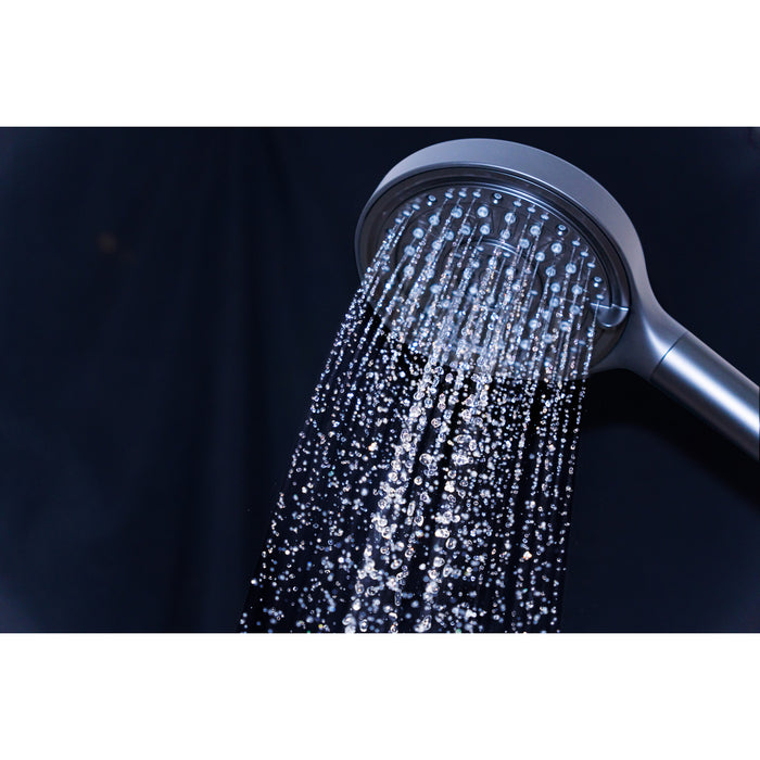 Kingston Regal KXH636A0 6-Function Hand Shower with Power Wash, Matte Black