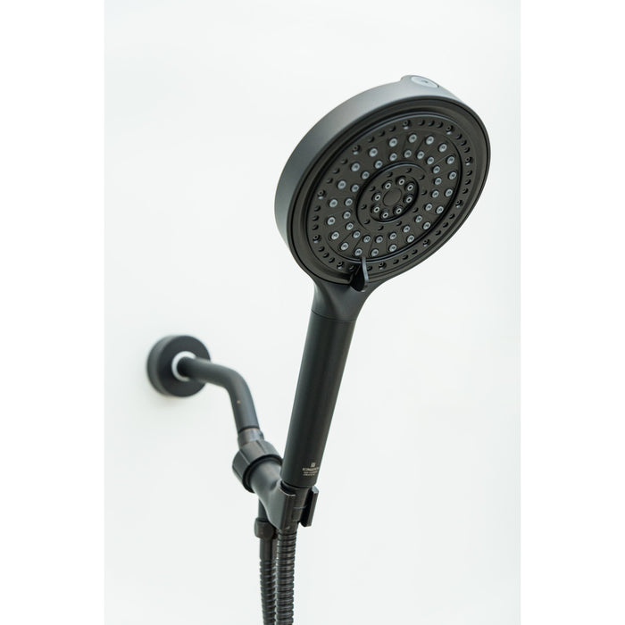 Kingston Regal KXH636A0 6-Function Hand Shower with Power Wash, Matte Black