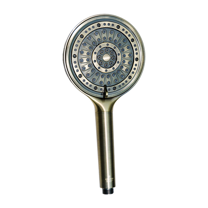 Kingston Regal KXH636A3 6-Function Hand Shower with Power Wash, Antique Brass