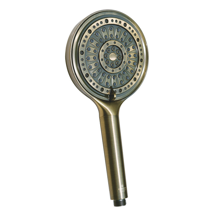 Kingston Regal KXH636A3 6-Function Hand Shower with Power Wash, Antique Brass