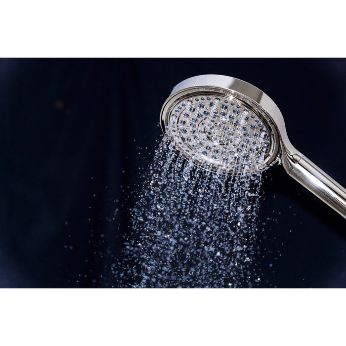 Kingston Regal KXH636A6 6-Function Hand Shower with Power Wash, Polished Nickel