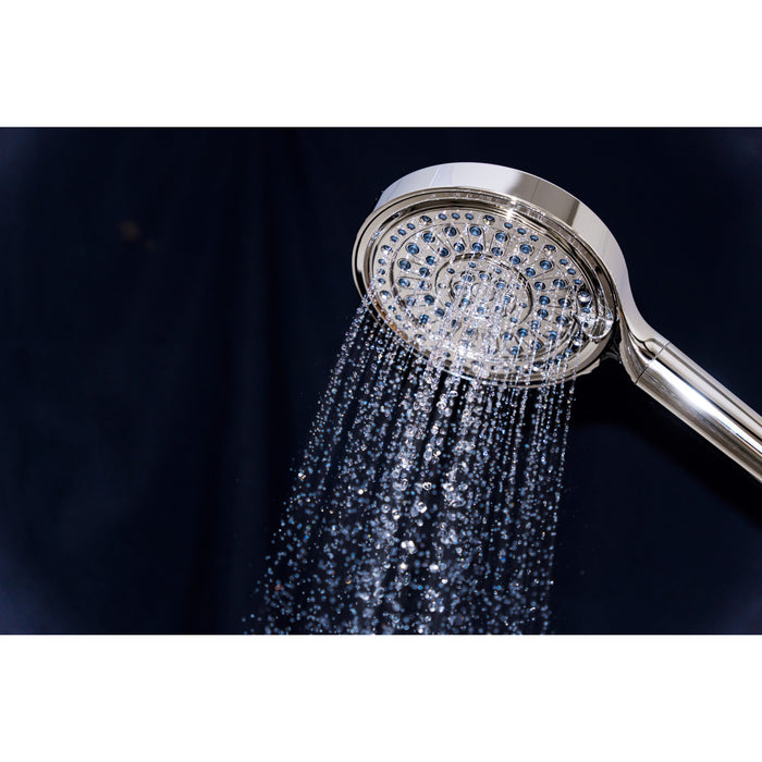 Kingston Regal KXH636A6 6-Function Hand Shower with Power Wash, Polished Nickel