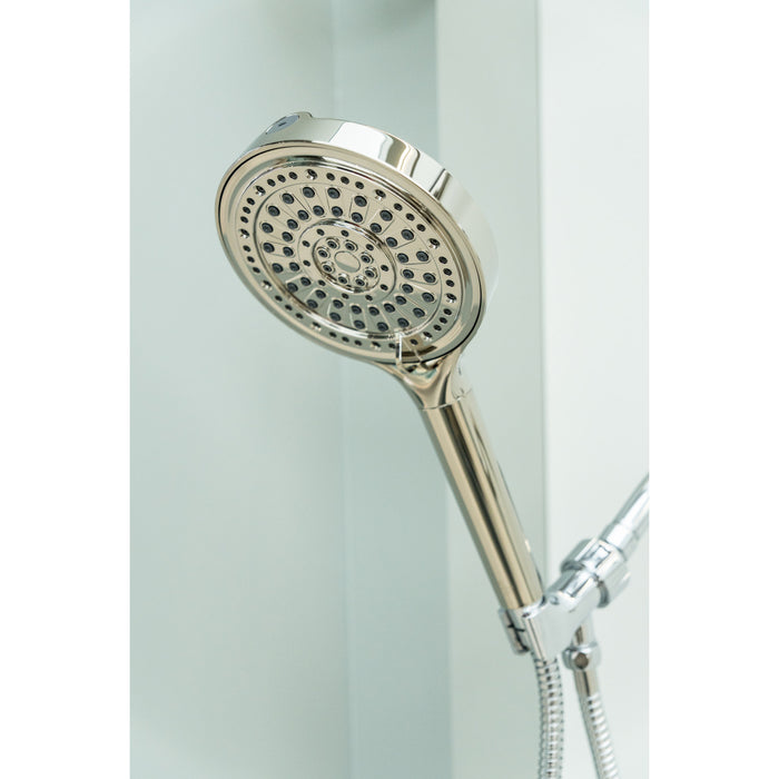 Kingston Regal KXH636A6 6-Function Hand Shower with Power Wash, Polished Nickel