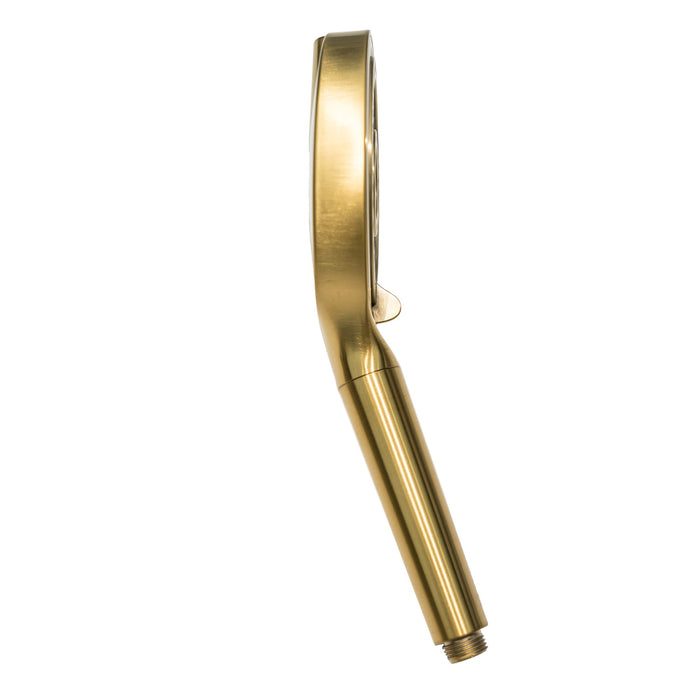 Kingston Regal KXH636A7 6-Function Hand Shower with Power Wash, Brushed Brass