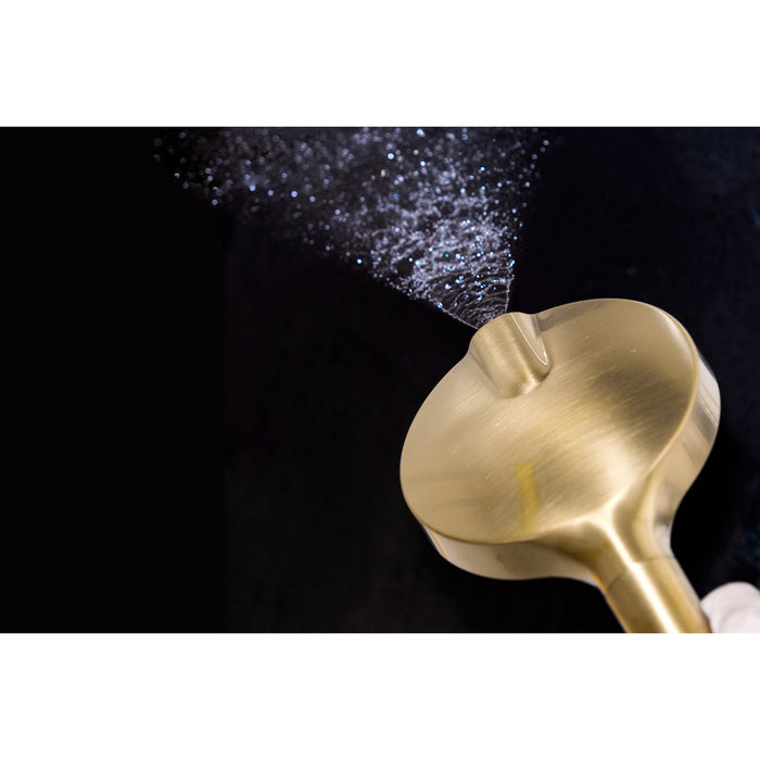 Kingston Regal KXH636A7 6-Function Hand Shower with Power Wash, Brushed Brass