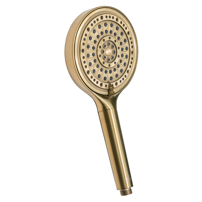 Kingston Regal KXH636A7 6-Function Hand Shower with Power Wash, Brushed Brass