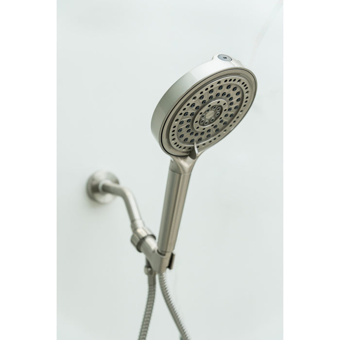 Kingston Regal KXH636A8 6-Function Hand Shower with Power Wash, Brushed Nickel