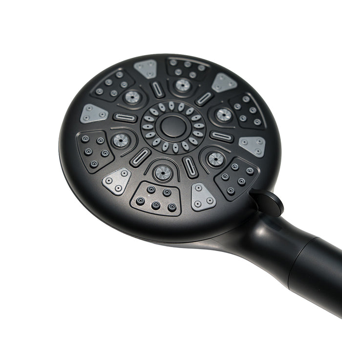 Kingston Regal KXH935A0 9-Function Hand Shower with Power Wash, Matte Black