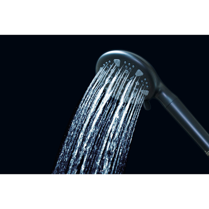 Kingston Regal KXH935A0 9-Function Hand Shower with Power Wash, Matte Black