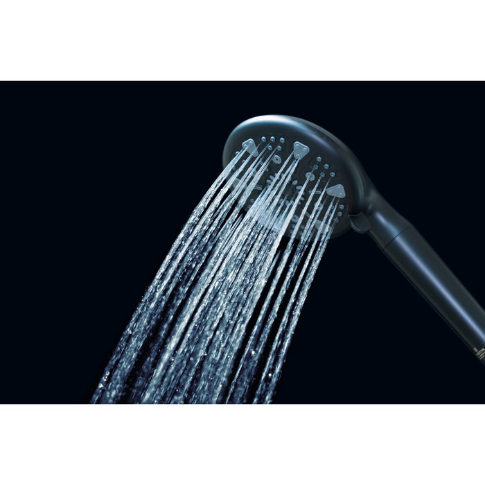 Kingston Regal KXH935A0 9-Function Hand Shower with Power Wash, Matte Black