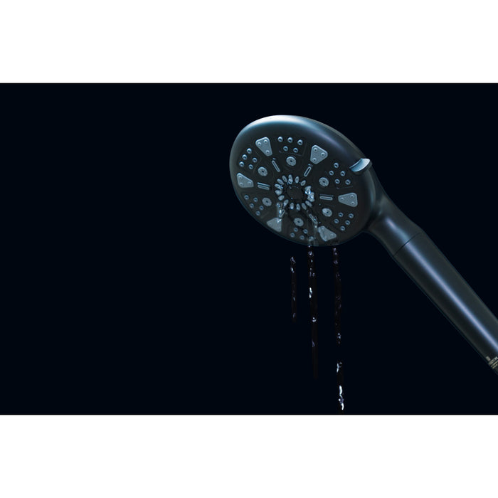 Kingston Regal KXH935A0 9-Function Hand Shower with Power Wash, Matte Black