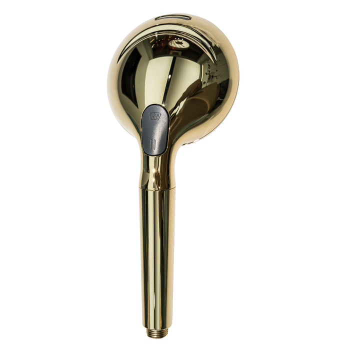 Kingston Regal KXH935A2 9-Function Hand Shower with Power Wash, Polished Brass