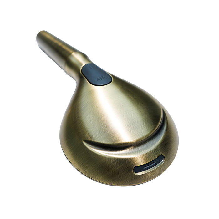 Kingston Regal KXH935A3 9-Function Hand Shower with Power Wash, Antique Brass