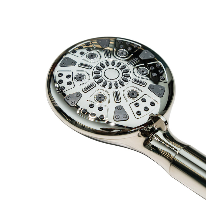 Kingston Regal KXH935A6 9-Function Hand Shower with Power Wash, Polished Nickel