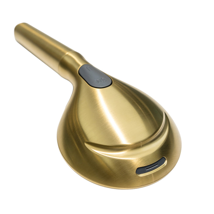 Kingston Regal KXH935A7 9-Function Hand Shower with Power Wash, Brushed Brass