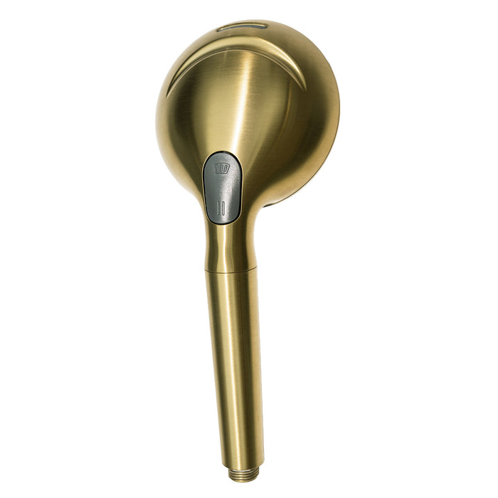 Kingston Regal KXH935A7 9-Function Hand Shower with Power Wash, Brushed Brass