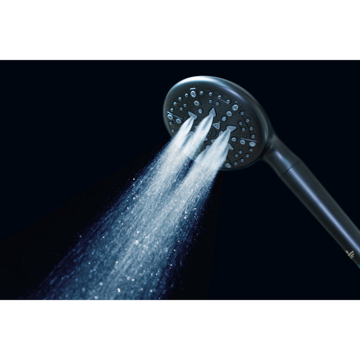 Kingston Regal KXH936A0 9-Function Hand Shower with Power Wash, Matte Black