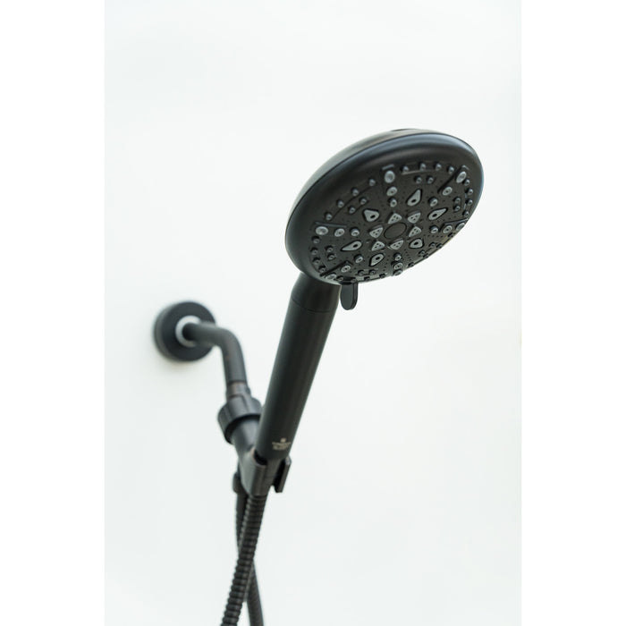 Kingston Regal KXH936A0 9-Function Hand Shower with Power Wash, Matte Black