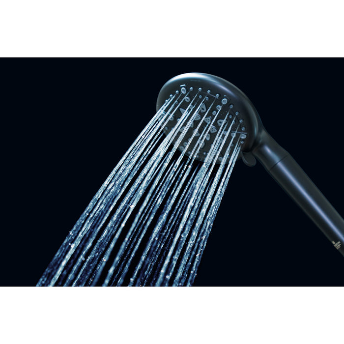 Kingston Regal KXH936A0 9-Function Hand Shower with Power Wash, Matte Black