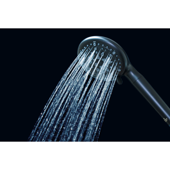 Kingston Regal KXH936A0 9-Function Hand Shower with Power Wash, Matte Black