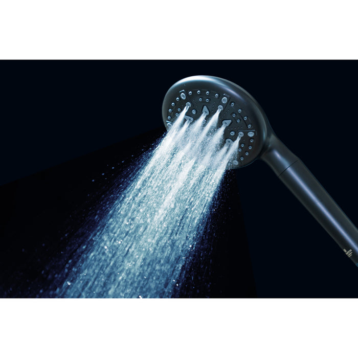 Kingston Regal KXH936A0 9-Function Hand Shower with Power Wash, Matte Black