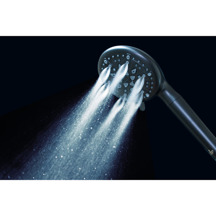 Kingston Regal KXH936A0 9-Function Hand Shower with Power Wash, Matte Black