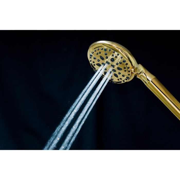 Kingston Regal KXH936A2 9-Function Hand Shower with Power Wash, Polished Brass