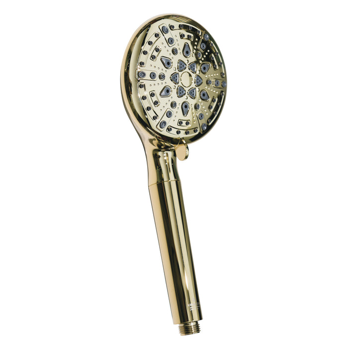 Kingston Regal KXH936A2 9-Function Hand Shower with Power Wash, Polished Brass
