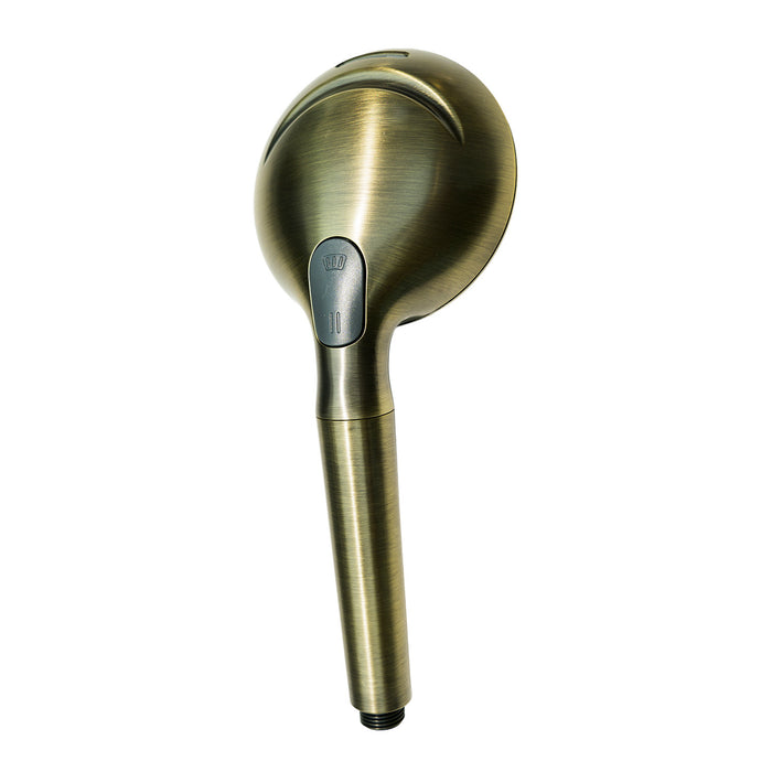 Kingston Regal KXH936A3 9-Function Hand Shower with Power Wash, Antique Brass