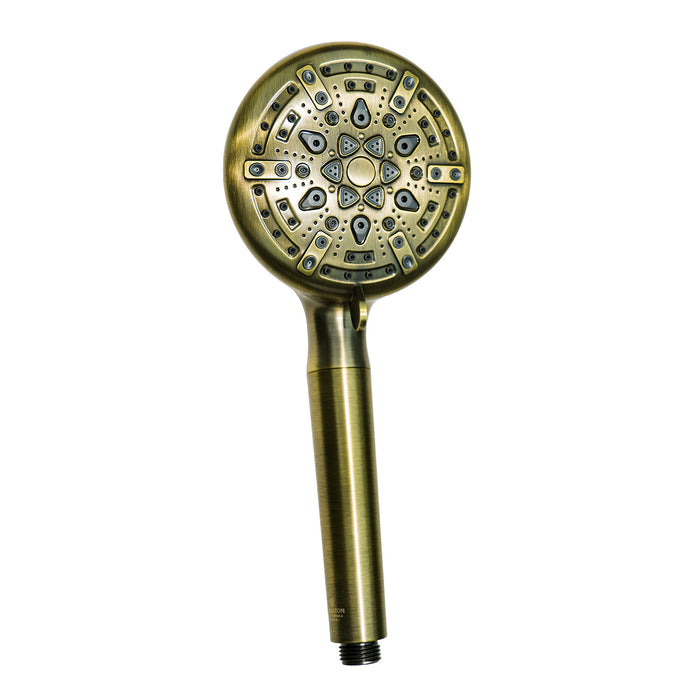 Kingston Regal KXH936A3 9-Function Hand Shower with Power Wash, Antique Brass