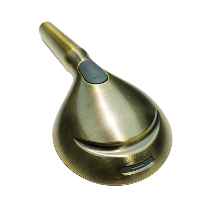 Kingston Regal KXH936A3 9-Function Hand Shower with Power Wash, Antique Brass