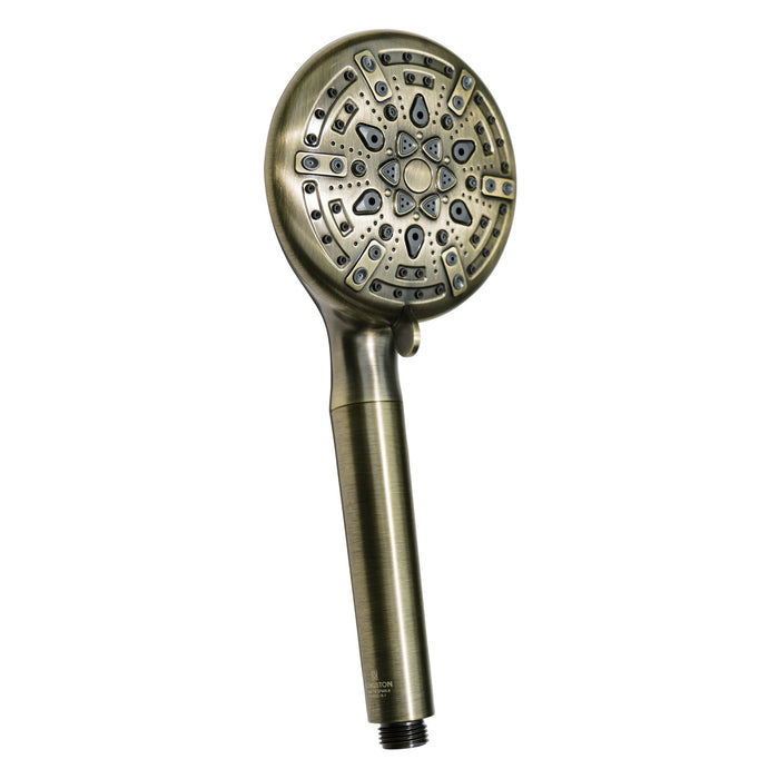 Kingston Regal KXH936A3 9-Function Hand Shower with Power Wash, Antique Brass