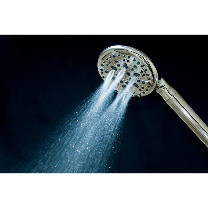 Kingston Regal KXH936A6 9-Function Hand Shower with Power Wash, Polished Nickel