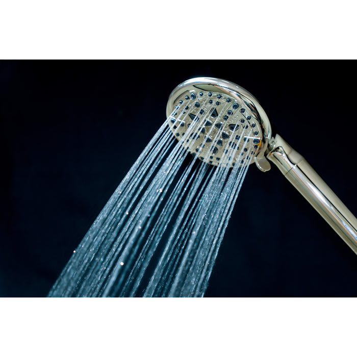 Kingston Regal KXH936A6 9-Function Hand Shower with Power Wash, Polished Nickel