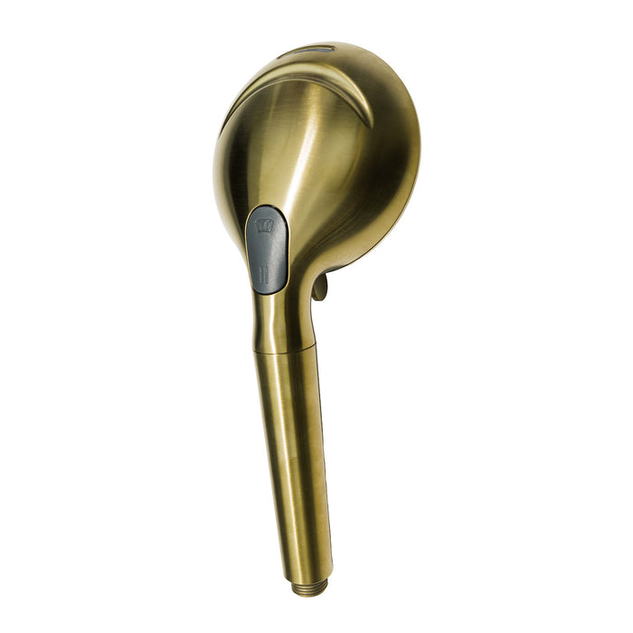Kingston Regal KXH936A7 9-Function Hand Shower with Power Wash, Brushed Brass