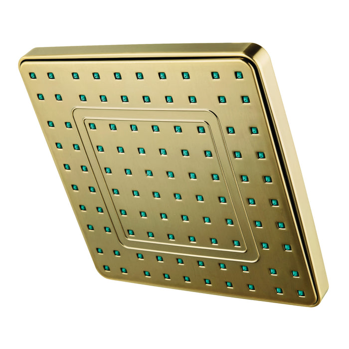 Kingston Sona KY4643 - Claremont 8-Inch Square Raindrop ABS Shower Head, Antique Brass