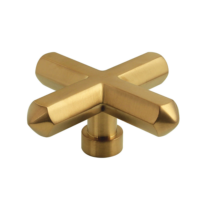 Kingston KZH446CHXBG Metal Cross Handle, Brushed Gold
