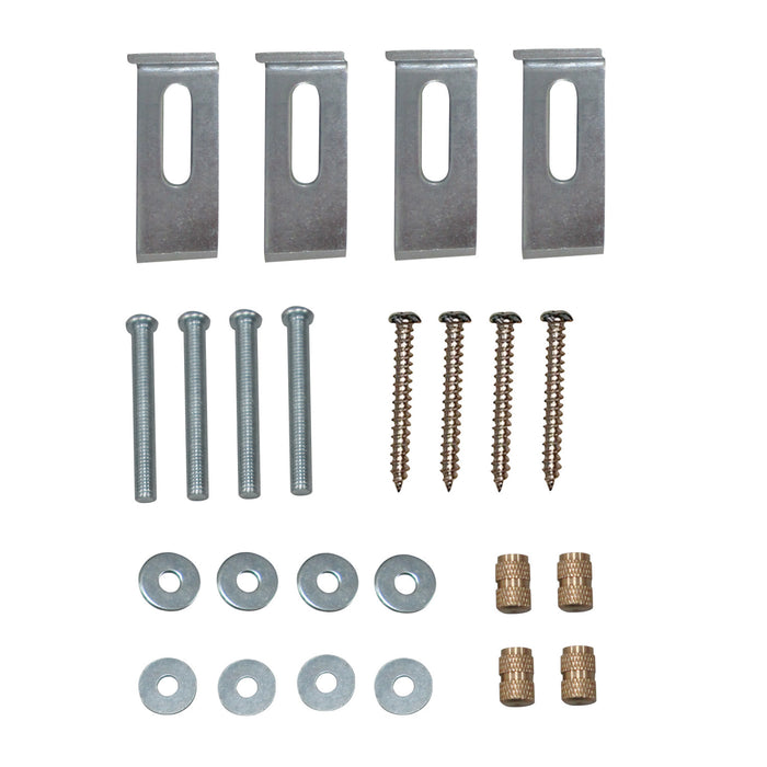 Kingston Attache LBHDWR4 4-Piece Sink Mounting Clips, Raw