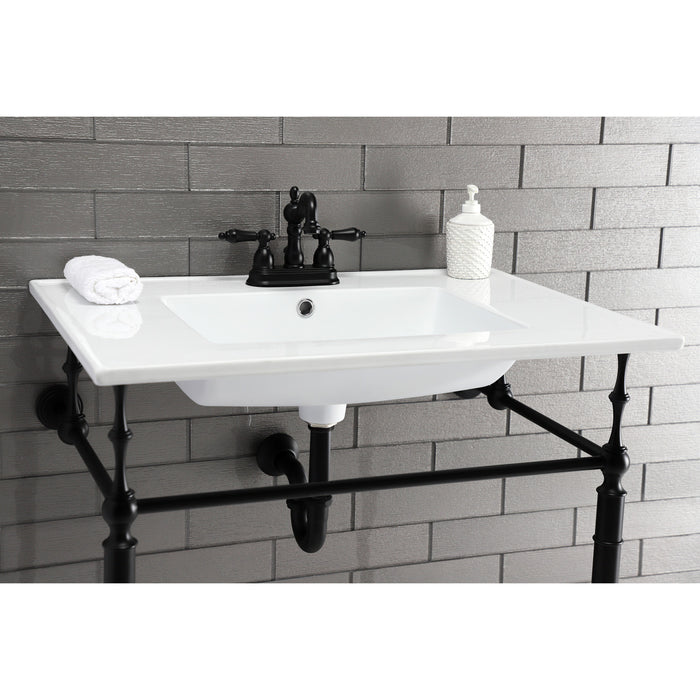 Continental LBT31227W34 31-Inch Ceramic Vanity Sink Top, White