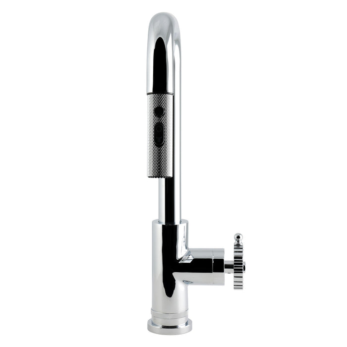 Kingston Fuller LS2731CG Single-Handle Pull-Down Kitchen Faucet, Polished Chrome