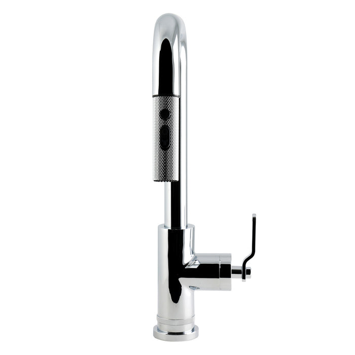 Kingston Whitaker LS2731KL Single-Handle Pull-Down Kitchen Faucet, Polished Chrome
