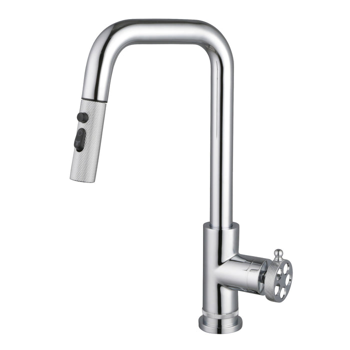 Kingston Wendell LS2731RKZ Single-Handle Pull-Down Kitchen Faucet, Polished Chrome
