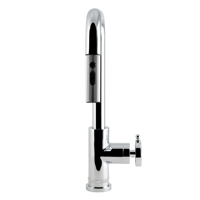 Kingston Belknap LS2731RX Single-Handle Pull-Down Kitchen Faucet, Polished Chrome