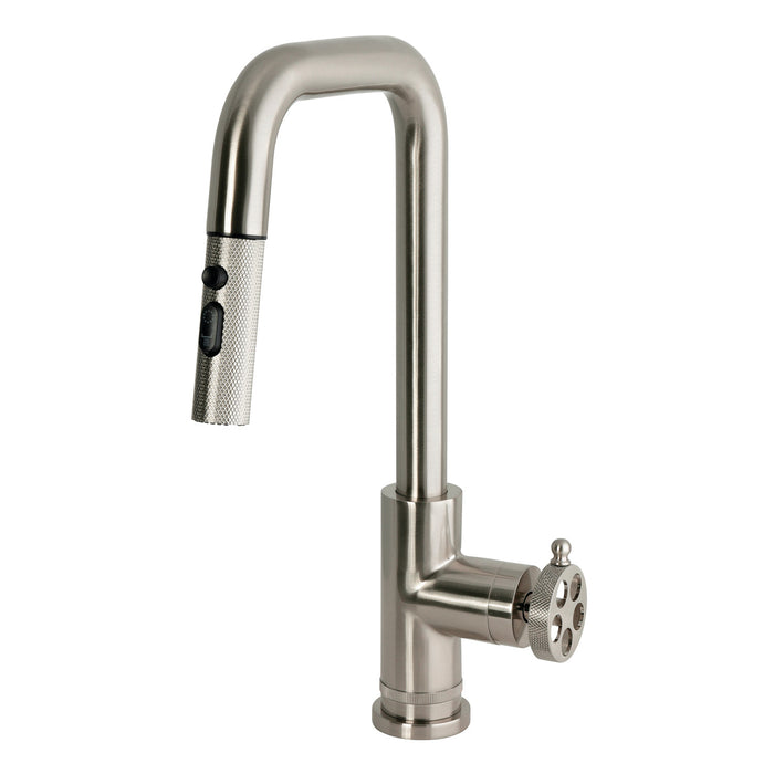 Kingston Wendell LS2738RKZ Single-Handle Pull-Down Kitchen Faucet, Brushed Nickel