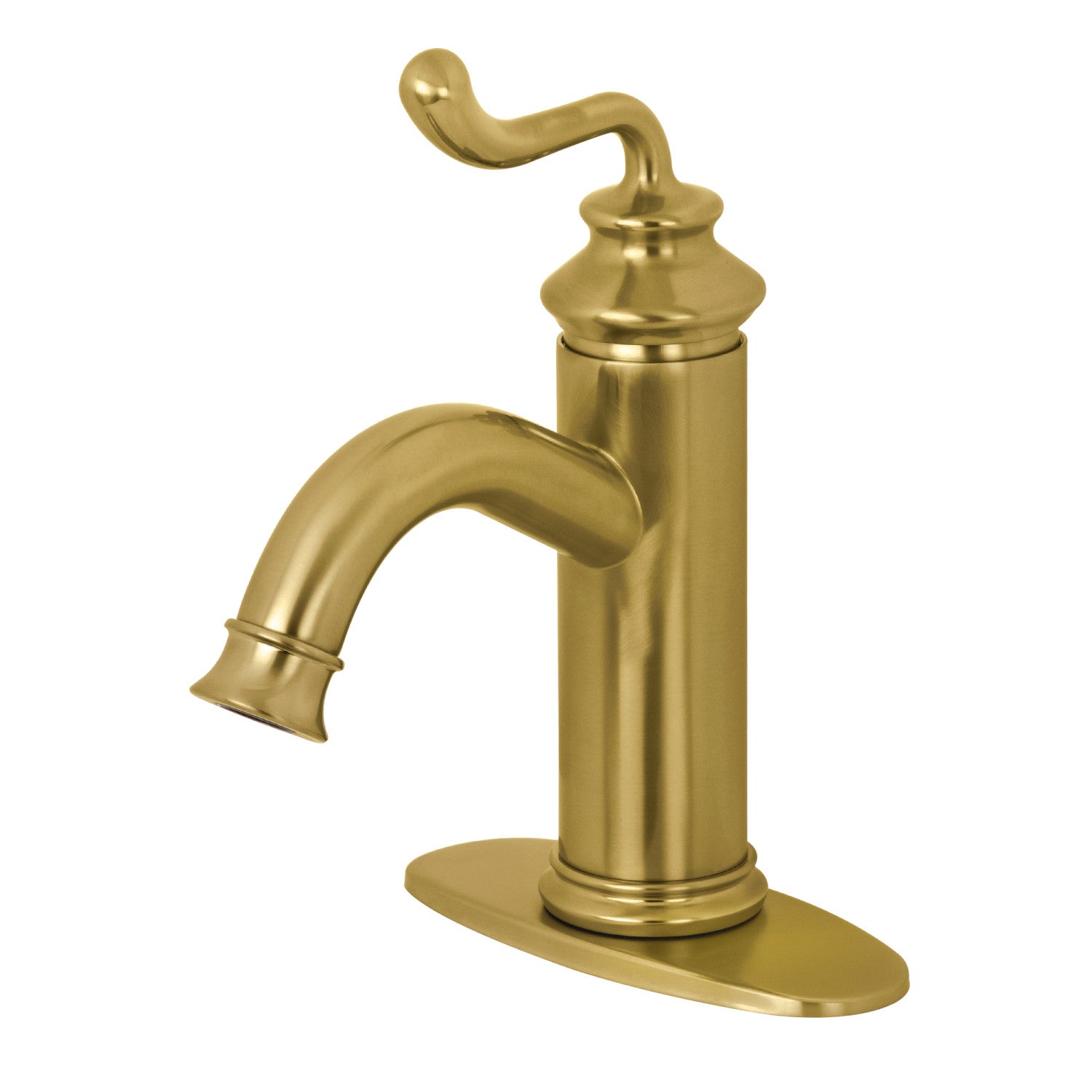 6.31 in. Knight Single Handle Bathroom Faucet with Push Pop Up, Oil 6.31 in. Knight Single Handle Bathroom Faucet with Push Pop Up, Oil