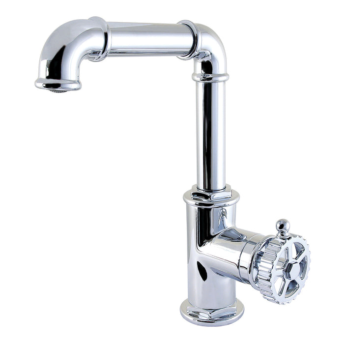 Kingston Fuller LS6001CG One-Handle 1-Hole Bathroom Faucet with Push Pop-Up Drain, Polished Chrome